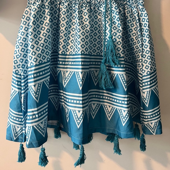 Summer Moroccan style dress with tassels - Picture 4 of 4